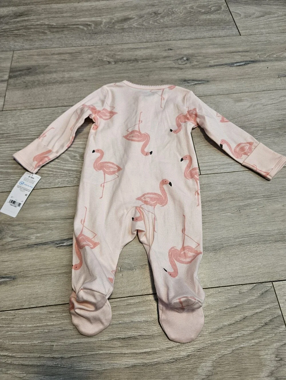 NWT Lot 5 Carters Child Of Mine Baby Girl Footed Sleep Play Pajamas 0-3 Months